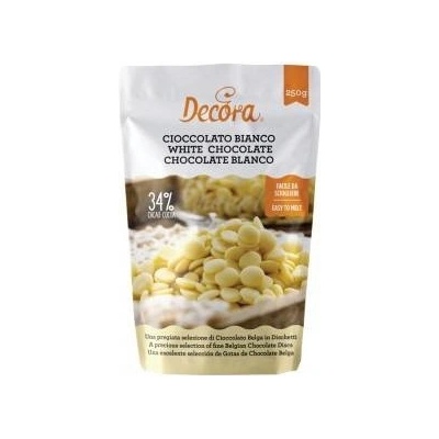 Decora Belgická bílá 34% 250 g