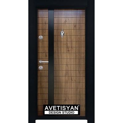 Haska Входна врата art 04 - Сарухан Черна (цена без монтаж)