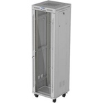 Lanberg Шкаф за стелажи Lanberg 19"" свободно стоящ 42U/600X600 (плосък пакет) (ff01-6642-12sl)