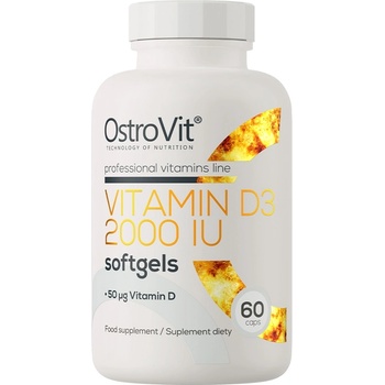 OstroVit Vitamin D3 2000 IU, 60 Softgels