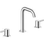 Duravit Circle - Смесител за умивалник с изпускателен клапан „Push-Open, монтаж с 3 отвора, хром CE1060005010 (CE1060005010)