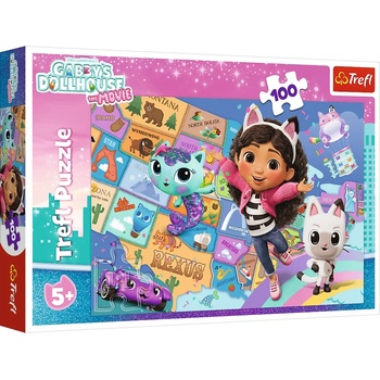 Trefl - Puzzle Friendship in the cat house - 100 piese