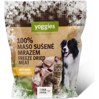 Yoggies Mrazem sušené lyofilizované krůtí maso 85 g
