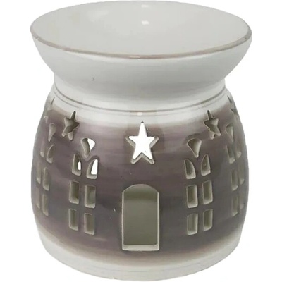 Morex aroma lampa s dekorem domeček šedý 11,4 cm – Zboží Dáma