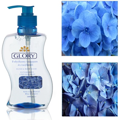 Glory tekuté mydlo a sprchový gél s vôňou modrých kvetov 500 ml