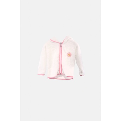 Joyce mikina na zip s kapucí Bear Jacket bílá