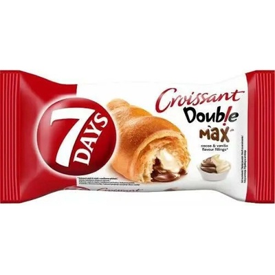7Days croissant doublemax cocoa-vanilla fillings 80 g
