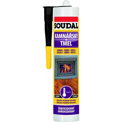 Soudal Kamnářský tmel 280 ml černá