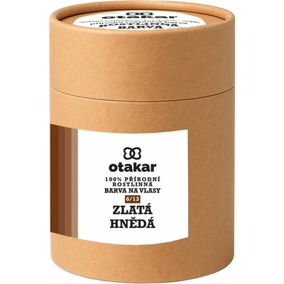 Otakar Organic přírodní rostlinná barva zlatá hnědá 100 g