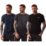 Bench Тениска Bench Platten 3 Pack T-Shirts - Navy Grey