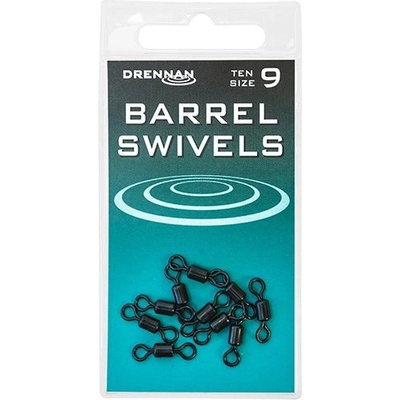 Drennan Obratlíky Barrel Swivel veľ.9 10 ks