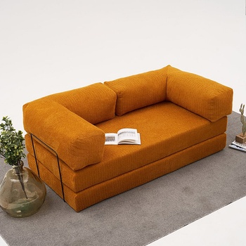 ASG Amber - оранжев диван с функция сън (8684283436286)
