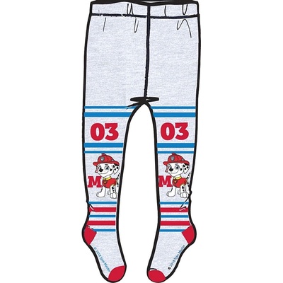 Paw Patrol chlapecké punčocháče Tlapková patrola šedé