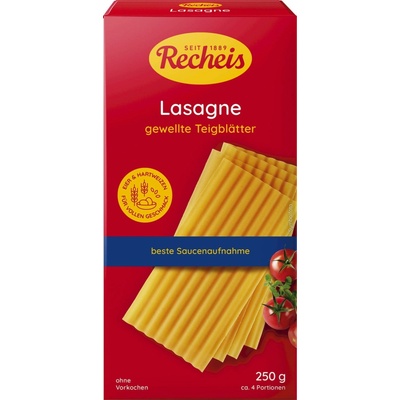 Recheis Premium Italian Pasta žluté lasagne 250 g