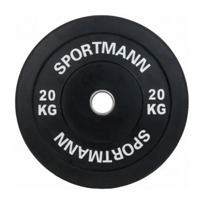 Sportmann Тежест Каучукова броня sportmann - 20 кг / 51 мм - черна