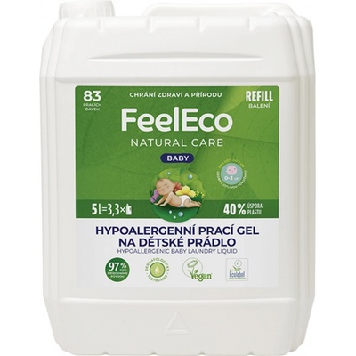 Feel Eco prací gel na dětské prádlo Baby 5 l