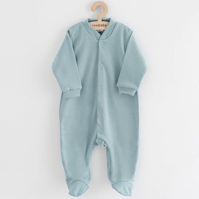 Dojčenský overal New Baby Classic II medvedík biely