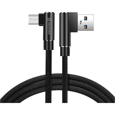 Swissten Kabel USB-A/ microUSB – Zboží Živě