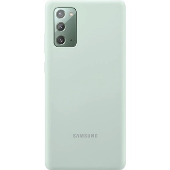 Samsung Silicone Cover Case EF-PN980TBEGEU - оригинален силиконов кейс за Samsung Galaxy Note 20 (зелен)