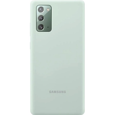 Samsung Silicone Cover Case EF-PN980TBEGEU - оригинален силиконов кейс за Samsung Galaxy Note 20 (зелен)