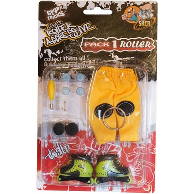 Grip & Tricks Играчка за пръсти Ролери, зелени (gt-fr-p1-green)