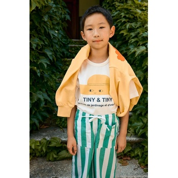 Tinycottons Детски памучен суичър Tinycottons RED DOG GRAPHIC SWEATSHIRT (SS26.154)