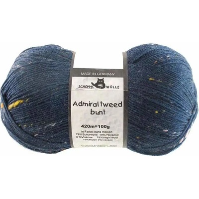 Schoppel wolle Admiral Tweed bunt 4993 Jeans meliert
