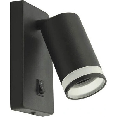 VITO Спот за стена, lumo-w, gu10, с ключе, черен с прозрачна част - vito (2102250)
