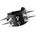 Black & metal гривна Spikes 2 - BWZ-201