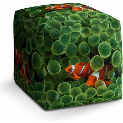 Sablio Taburet Cube Klaun očkatý: 40x40x40 cm