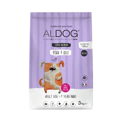 Aldog Adult Medium Pork 3 kg