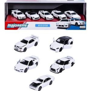 Majorette Комплект метални колички Majorette - Nissan, 5 броя, 1: 64 (8502105006)