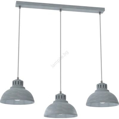 Luminex Пендел SVEN 3xE27/15W/230V сив (LU9050)