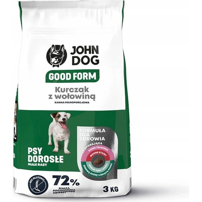 John Dog pro malé psy kuřecí 3 kg