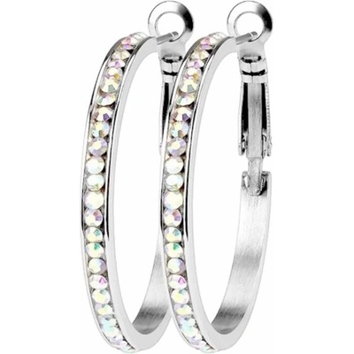 Glory dámske náušnice z chirurgickej ocele Lara so zirkónmi AB SE3361-AB