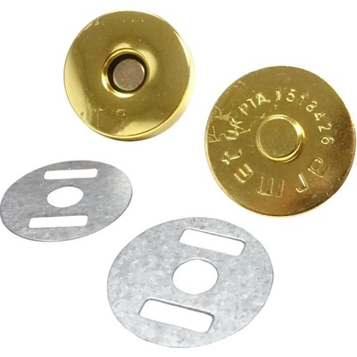 Ideal zlaté magnetické zapínanie na kabelky 18 mm