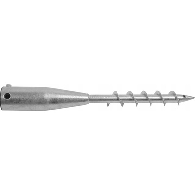 Skrutka zemná GS03, Zn, 550x60x1,7 mm