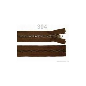 Zip kostěný 5mm dělitelný 70cm (bundový) MART 100ks - 11 Kč / ks 304 Friar Brown