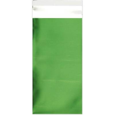 Barevné matné fóliové obálky - 220 x 110 mm (DL) - Zelená