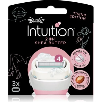 Image 1 of Wilkinson Sword Intuition 2in1 Shea Butter Резервни остриета 3 бр