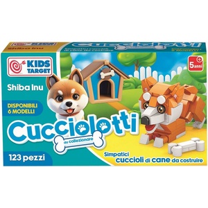 RS Toys Мини конструктор RS Toys Cucciolotti - Шиба ину, 123 части (12252B)