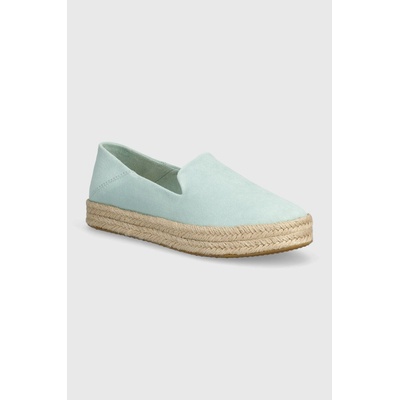 Toms Велурени еспадрили Toms Carolina в тюркоазено 10020686 (10020686)