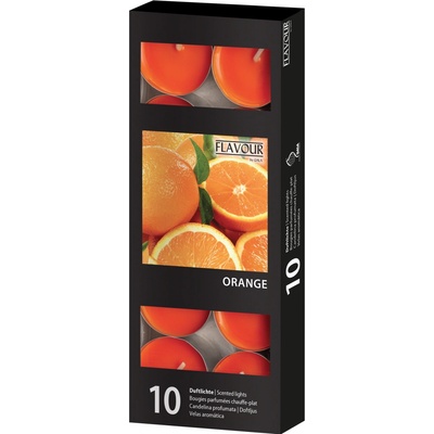 Gala Kerzen Orange 10 ks