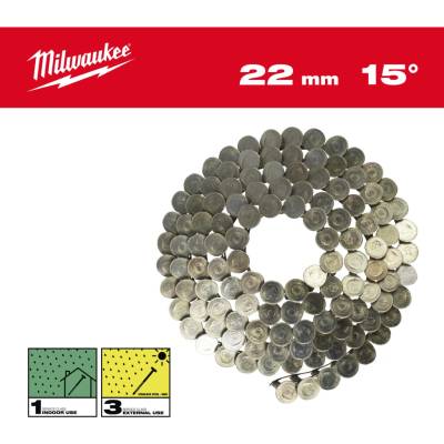 MILWAUKEE Hřebíky 15° prstencové 3,05x22 mm /RS/G-2880 4932499311