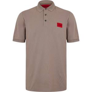 Hugo Блуза с яка Hugo Mens HUGO Deruso Short Sleeve Polo Shirt with Logo Detail and Ribbed Collar - Premium Cotton - Brown 237