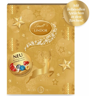 Lindt adventní kalendář Lindor 290g