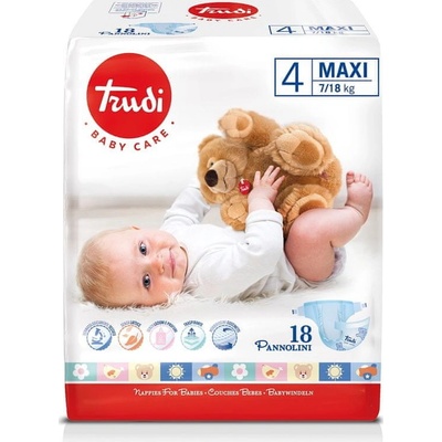 Trudi Baby Dry Fit Maxi 7-18 kg 18 ks