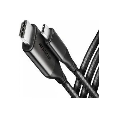 AXAGON Cable Axagon RVC-HI2MC Adapter USB-C to HDMI 2.0 4K/60Hz Aluminum, 1.8m cable