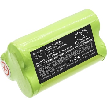 Cameron Sino Батерия за Black & Decker Kc360h, 1600 mAh, Li-Ion (CS-BKC360PW)