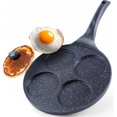 Orion Panvica na vajíčka a palacinky Grande 27 cm, granitová, 4 porcie